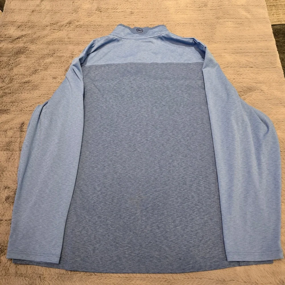 Vineyard Vines OTG On-The-Go Shep Shirt Mens XXL Blue Ardsley‎ Country Club Zip